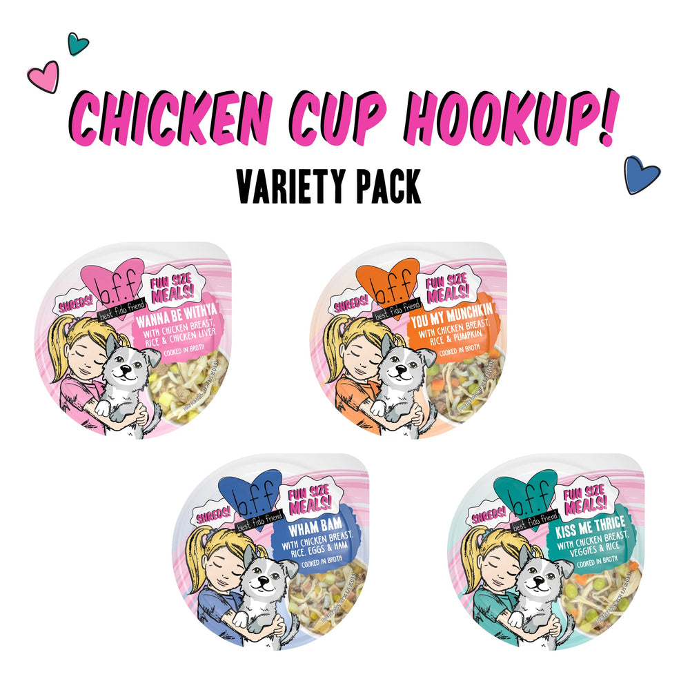Weruva Best Fido Friend Kiss Me Thrice ideal dinner option with tasty chicken and veggies.