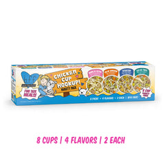 Weruva Best Fido Friend chicken cup hookup Wham Bam served in savory broth for dogs.