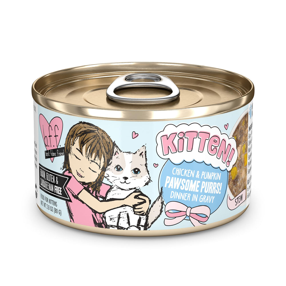 Packshot of Weruva B.F.F. Kitten Food 12-pack for convenient meals