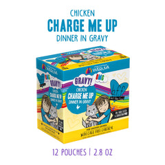Weruva B.F.F. OMG 2.8oz pouch in pack 12 for easy portions.