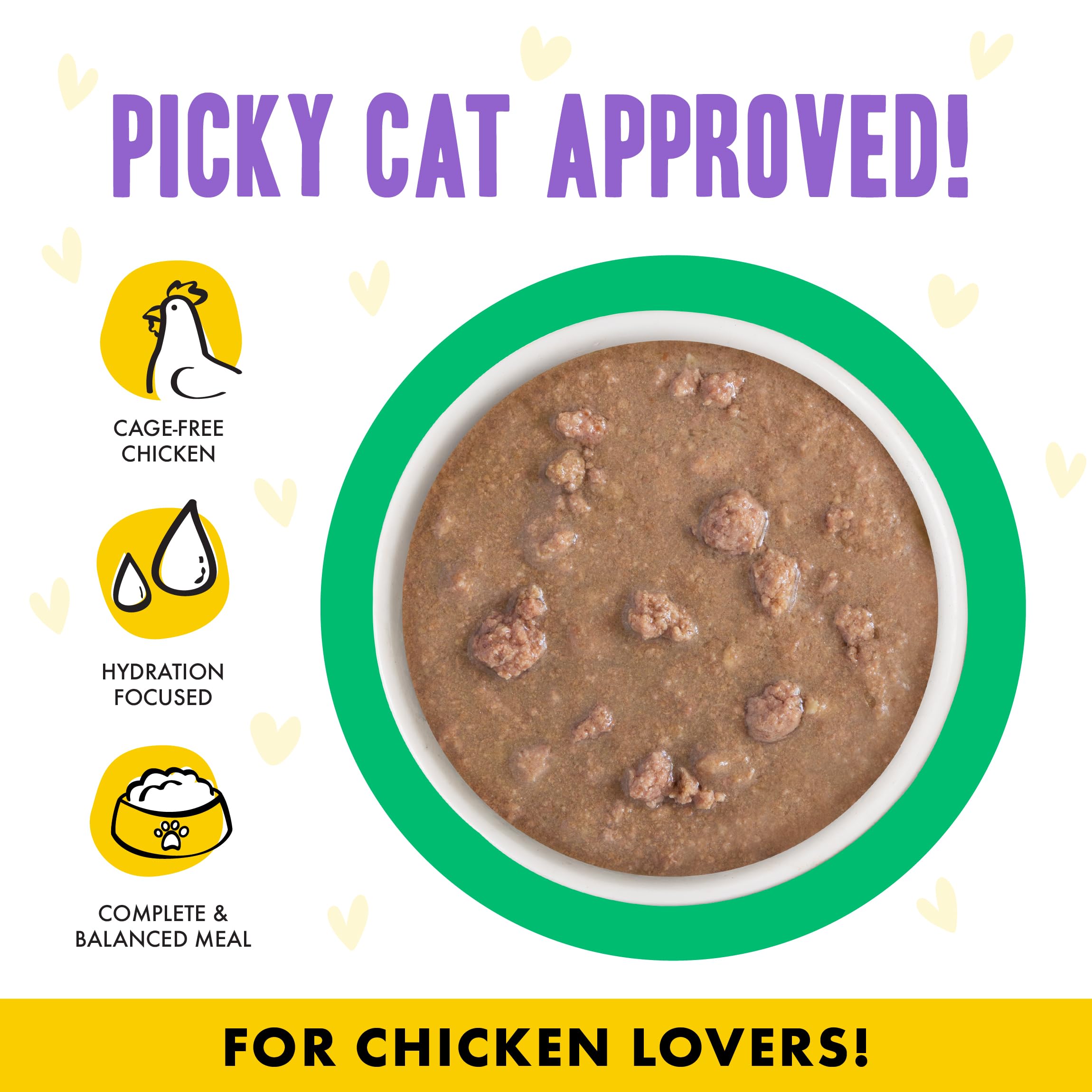 Weruva B.F.F. OMG extra gravy and tender pieces deliver flavor.