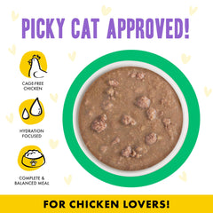 Weruva B.F.F. OMG extra gravy and tender pieces deliver flavor.