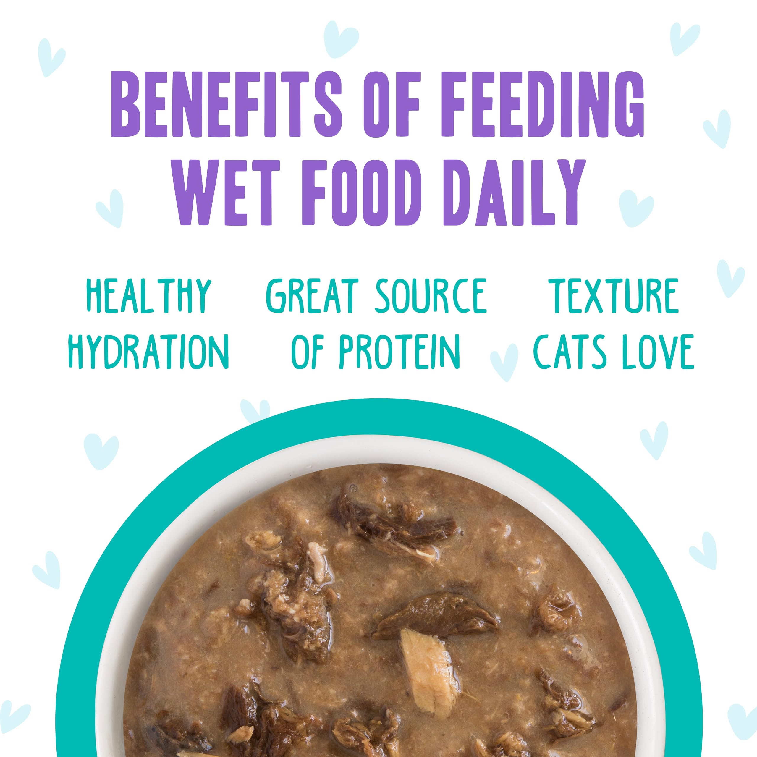 Weruva B.F.F. OMG grain-free and gluten-free recipe supports sensitive diets.
