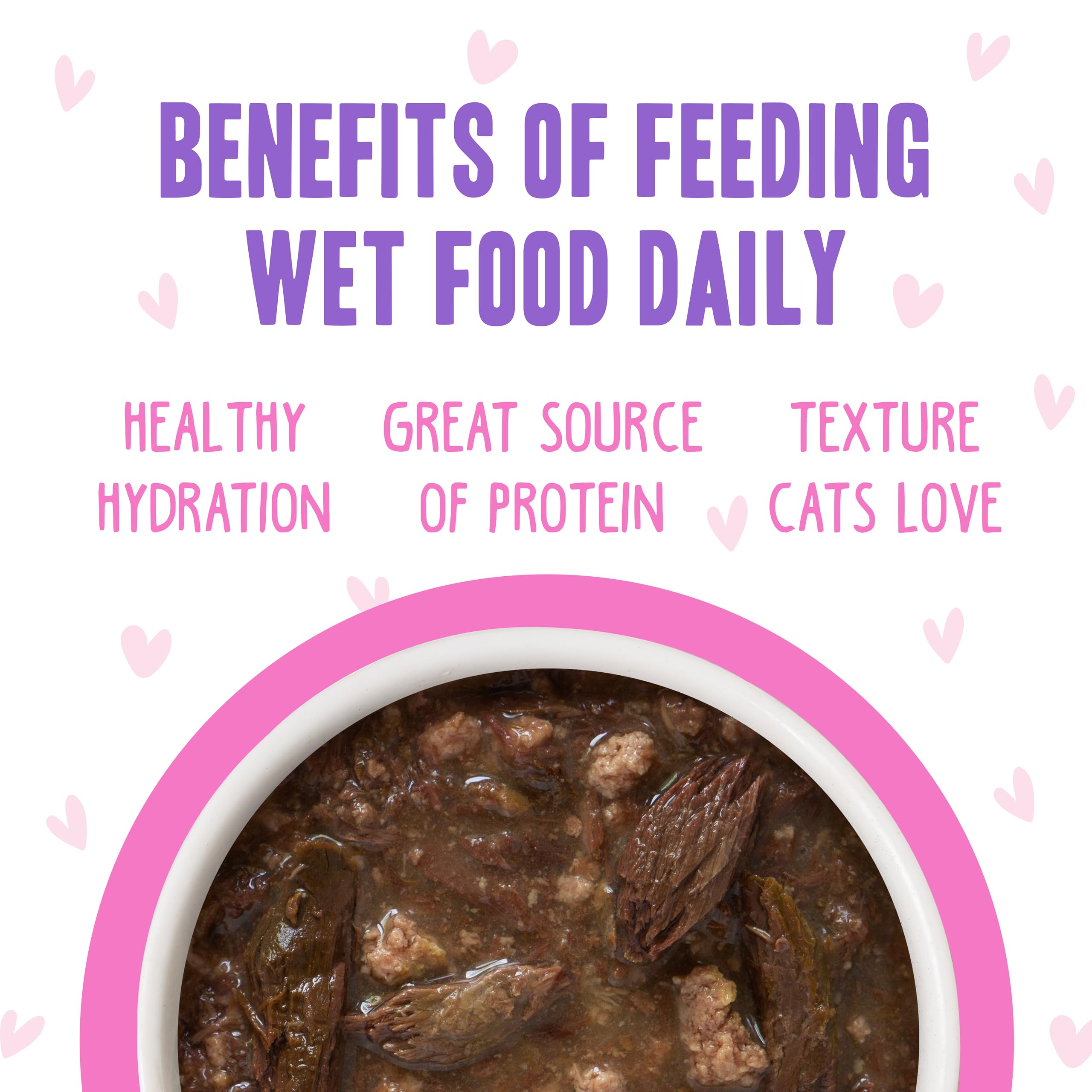 Weruva BFF OMG grain-free formula pouch—no corn, wheat, or soy.