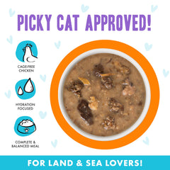 Ingredients spotlight: turkey, chicken, and salmon in Weruva B.F.F. OMG