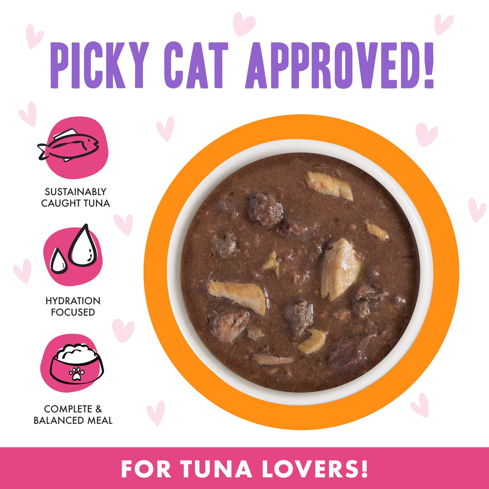 Weruva B.F.F. OMG juicy gravy emphasizes moisture and flavor