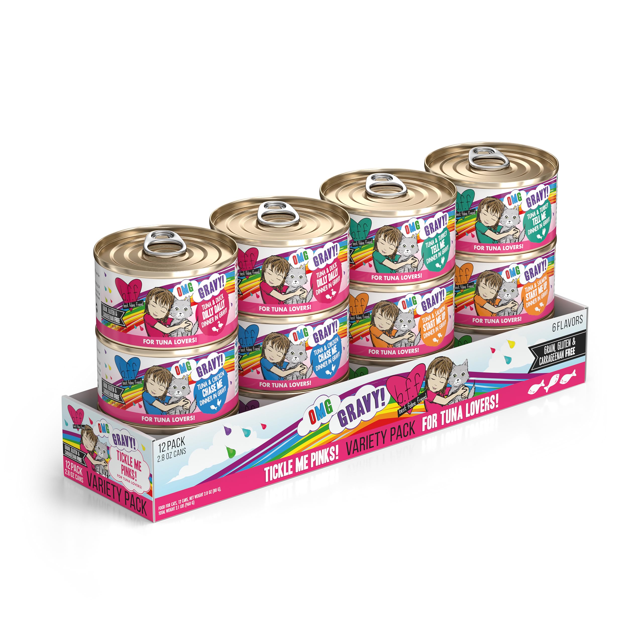 Weruva B.F.F. OMG Oh My Gravy can with rich gravy to entice cats