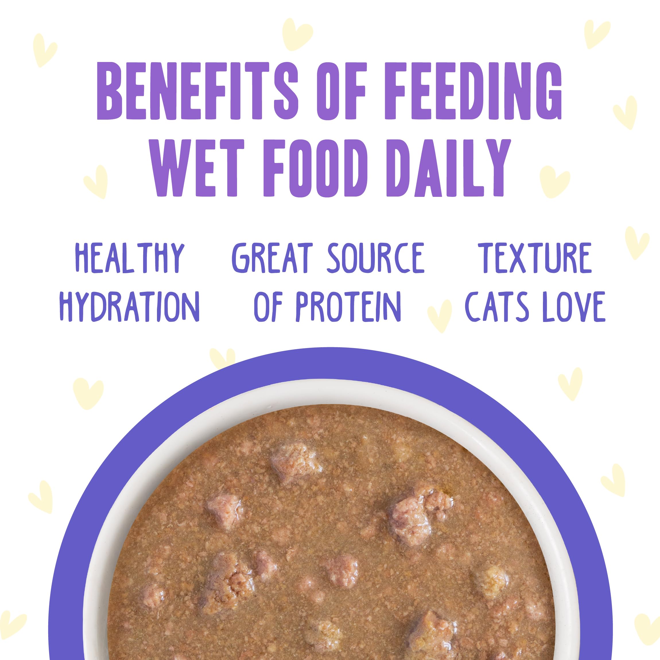 Weruva B.F.F. OMG pack-12 cans emphasizes convenient, portioned meals.