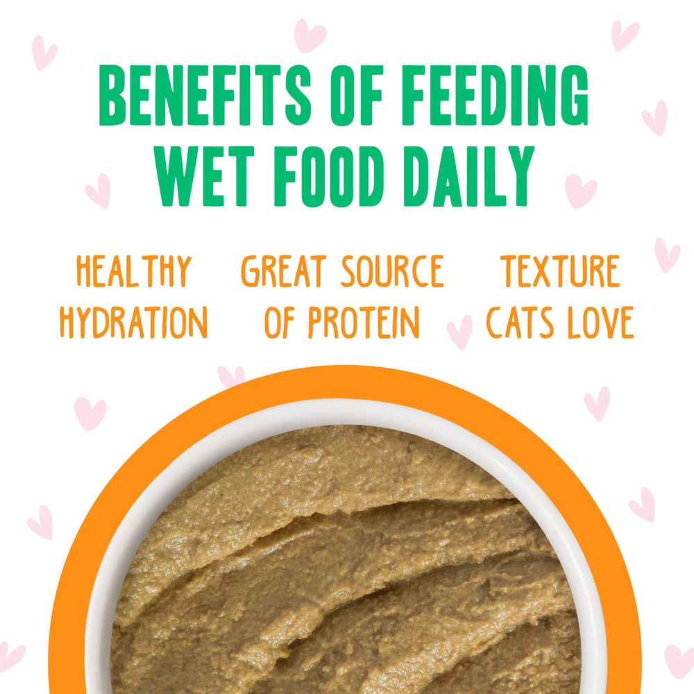 No corn, wheat, or soy in Weruva B.F.F. Play for cleaner ingredients.