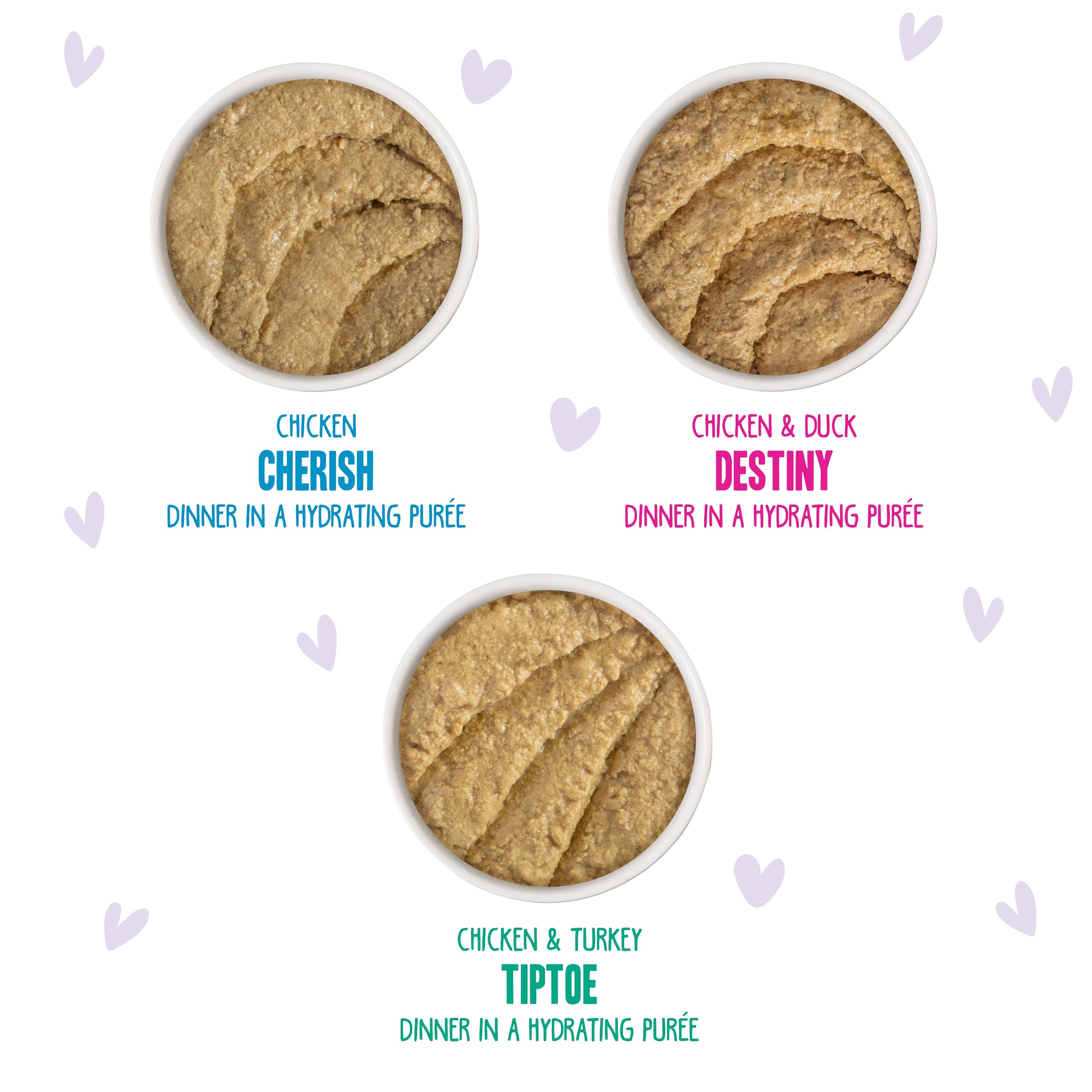 Weruva B.F.F. Play Paté texture close-up emphasizes high moisture for palatability