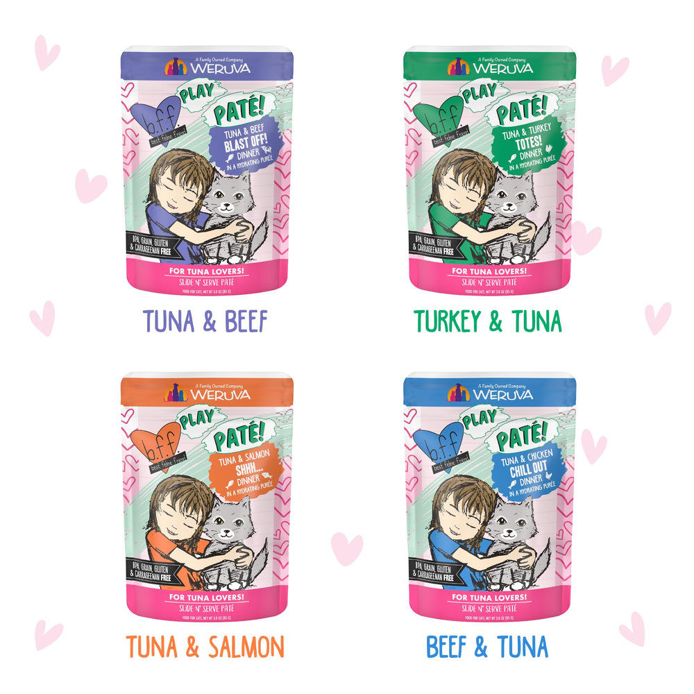 Weruva Tuna & Salmon Shhh flavor pouch