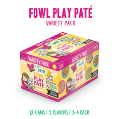 Weruva B.F.F. Play Yellow Paté can close-up highlights poultry-forward paté.