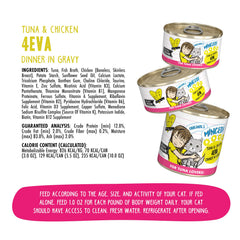 Weruva BFF gravy texture appeals to picky eaters and encourages eating.