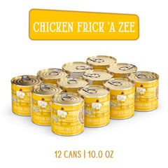 Pack of 12 Weruva Cats in The Kitchen Chicken Frick A Zee cans for easy family meals.