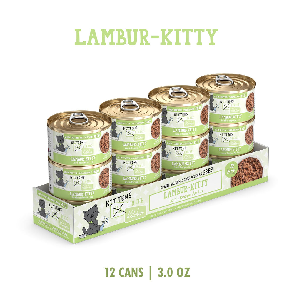 Weruva Lambur-Kitty au jus served, flavorful hydration for kittens