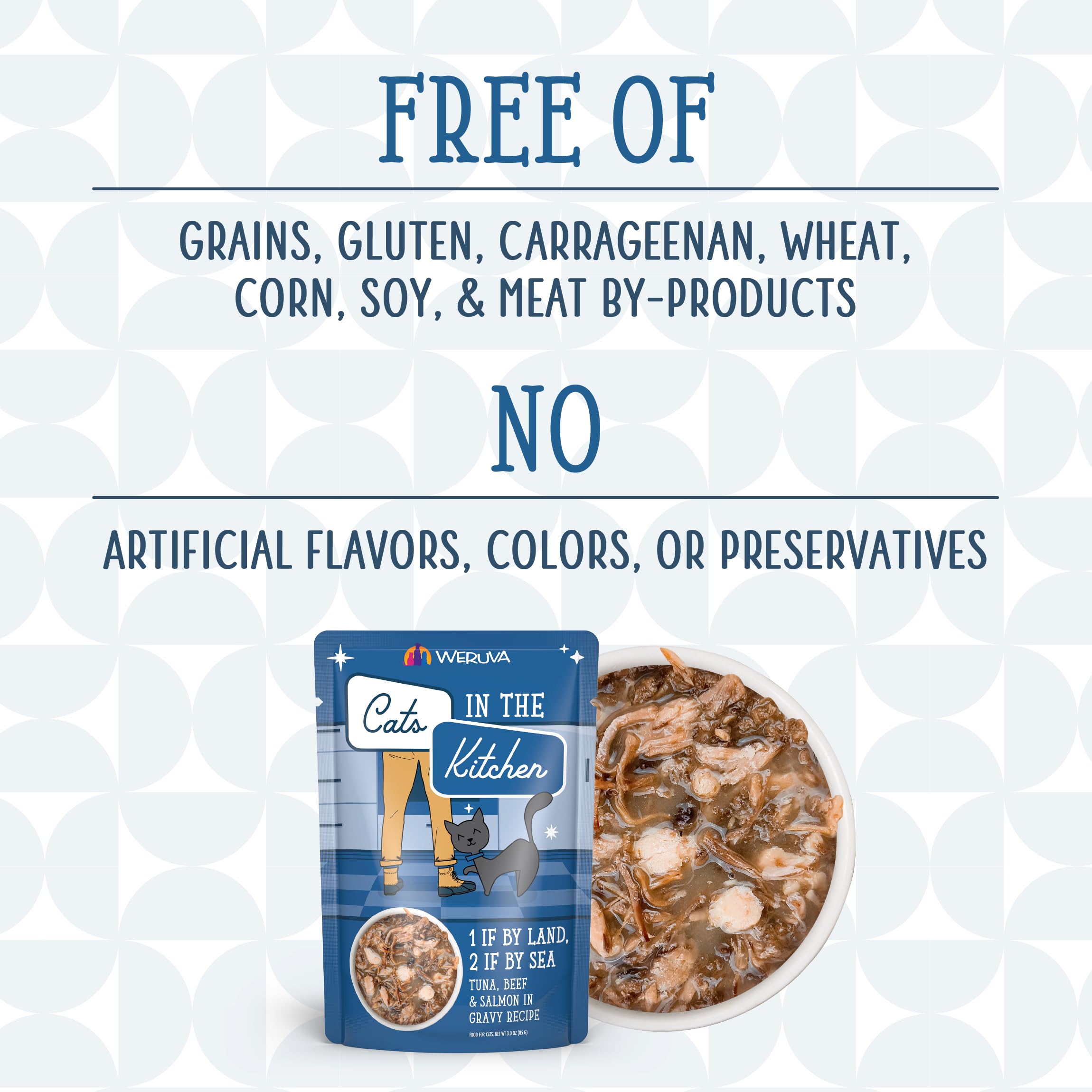 Weruva Cats in the Kitchen omega-rich fish oil supports coat and skin health