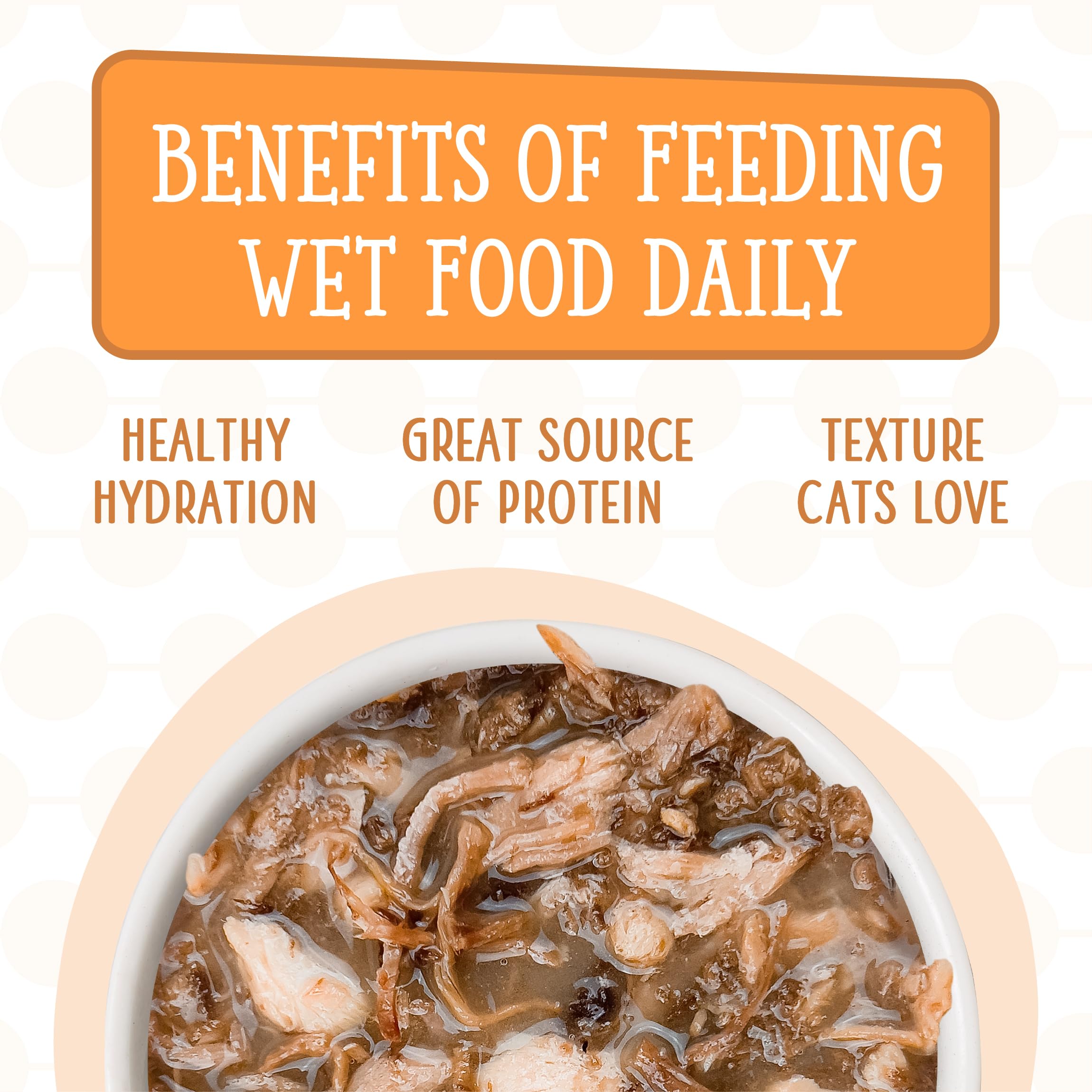 Weruva Cats in the Kitchen Pantry Party Pouch variety pack shot, convenient 3oz pouches for meals.
