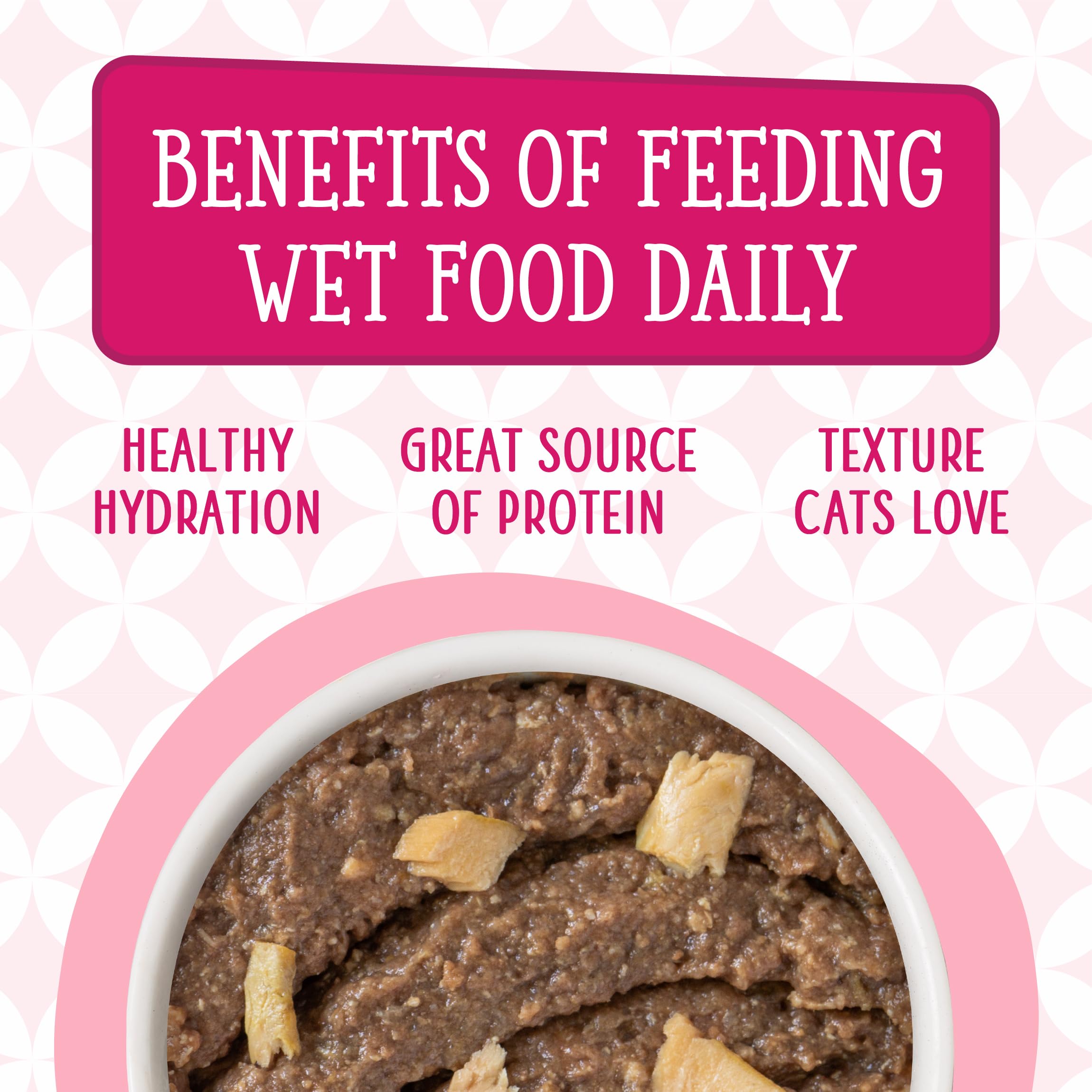 Grain-free label and clean ingredients on Weruva packaging.