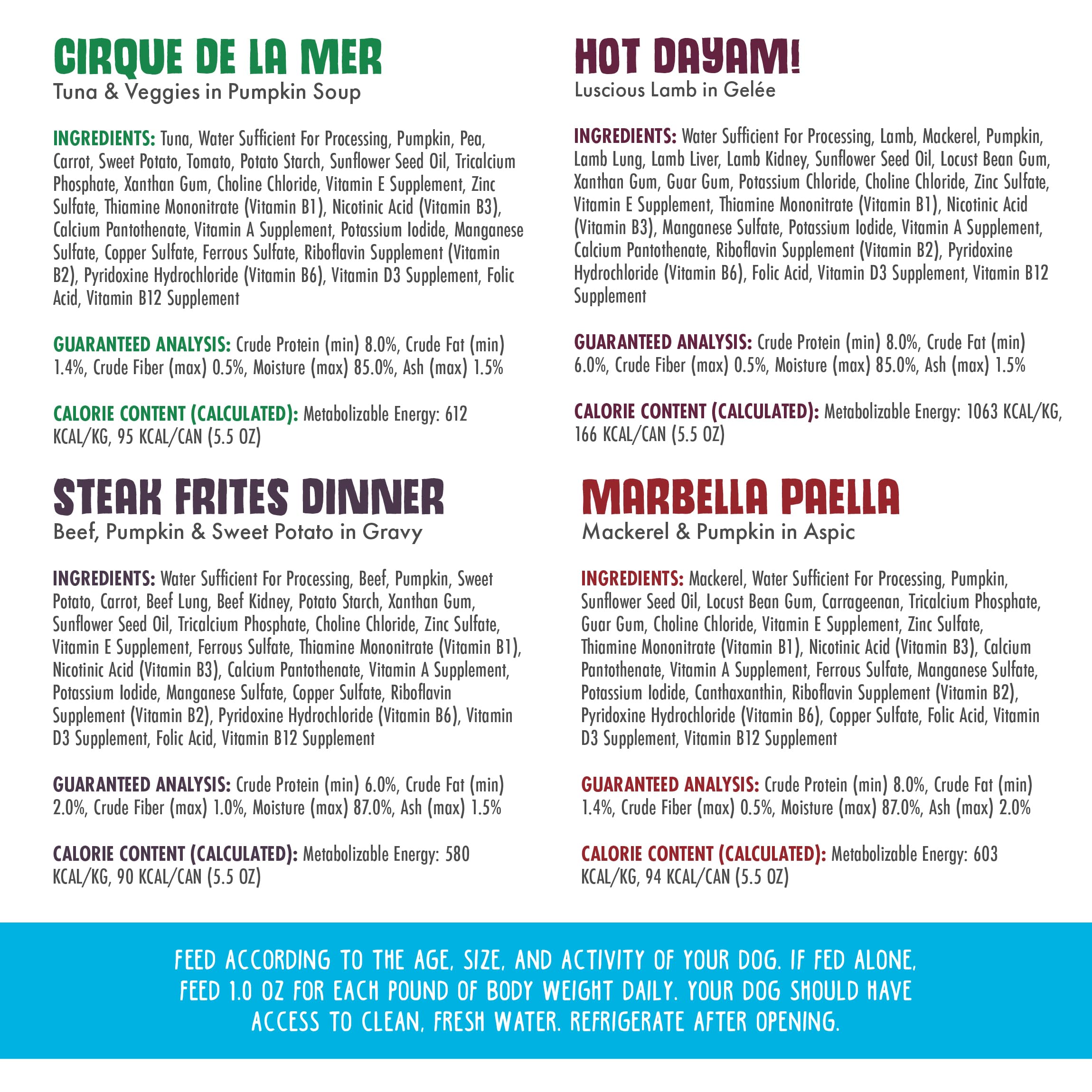 Weruva Cirque de la Mer can featuring fish medley