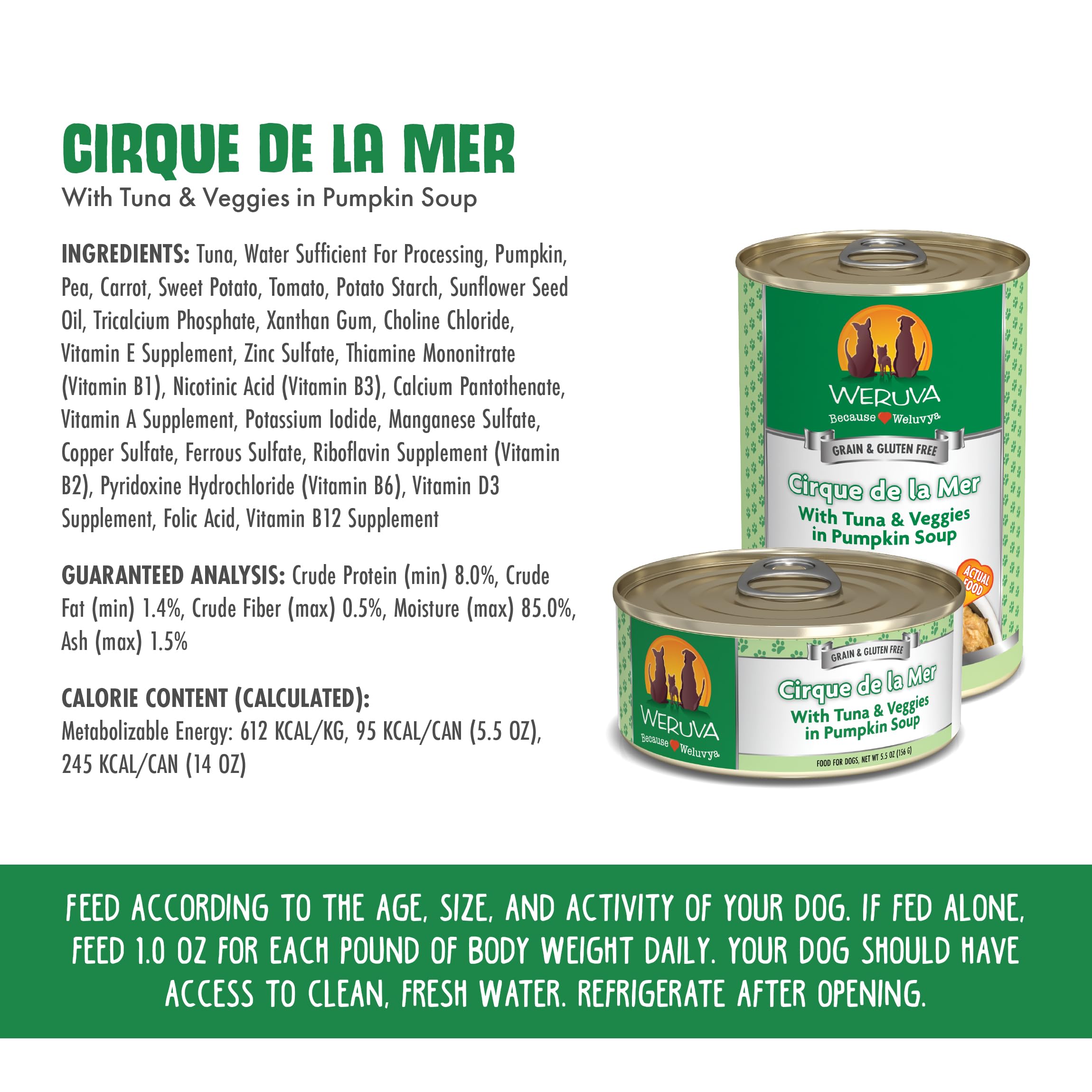 Ingredient label close-up showing limited ingredients and grain-free formula