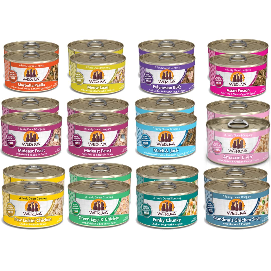 Weruva Classic Cat grain-free recipe designed for sensitive stomachs.