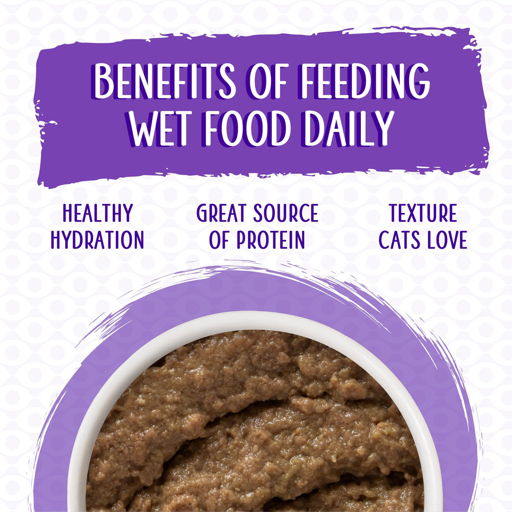Grain-free and gluten-free label on Weruva Classic Cat Paté package