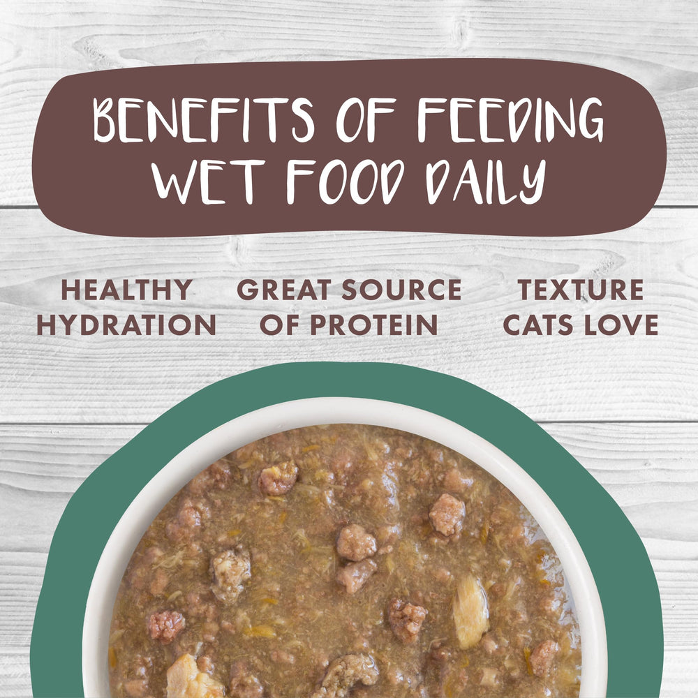 Weruva Classic Cat Stews packaging in human-grade facilities suggests quality.