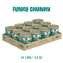 Weruva Classic Chunky Chicken Soup pumpkin-carrot-pea image showing natural texture.