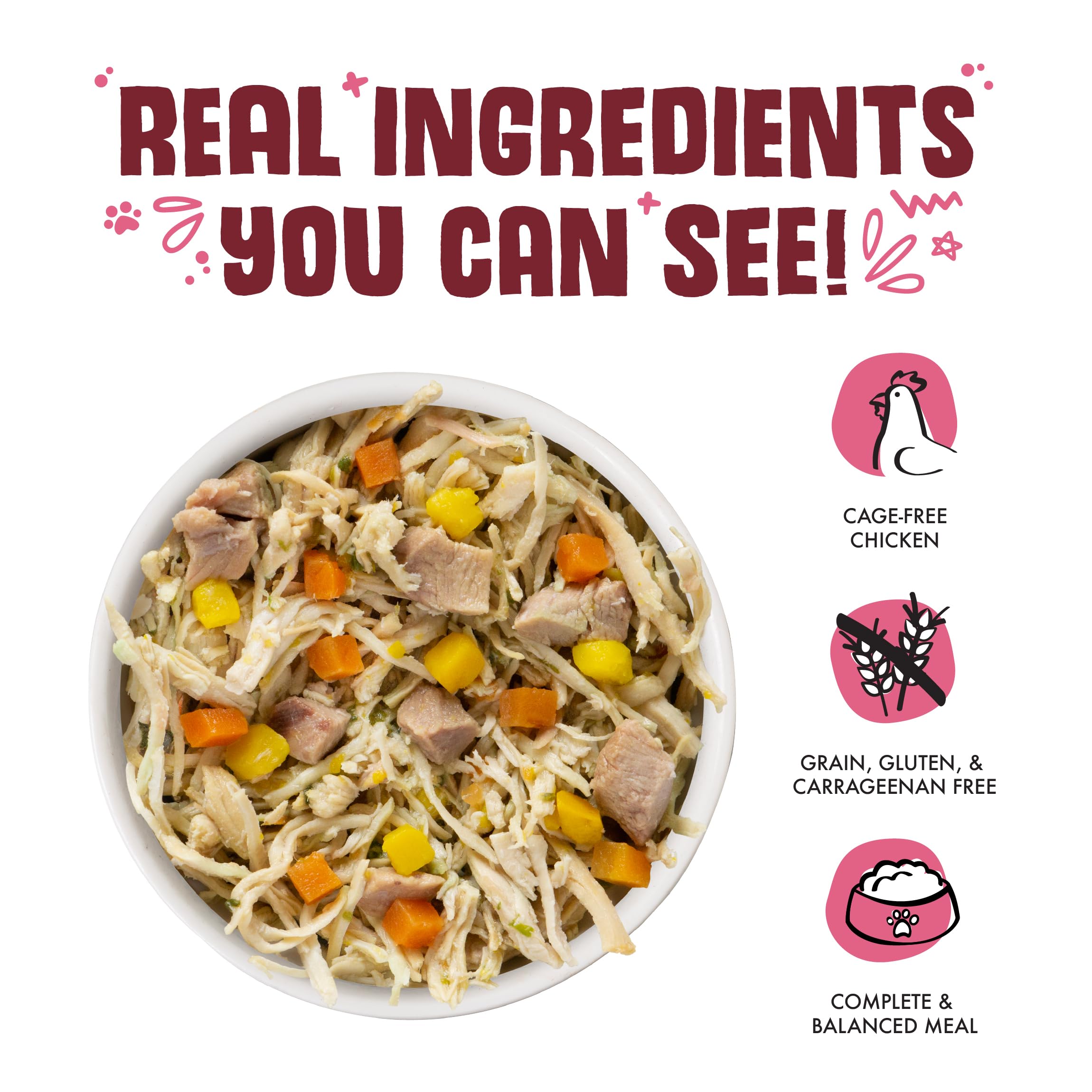 Weruva Classic chicken breast in gravy featuring wholesome protein and aroma