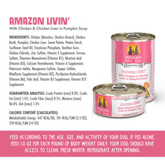 Weruva Classic Dog Food chicken liver chunks in bowl for savory flavor boost