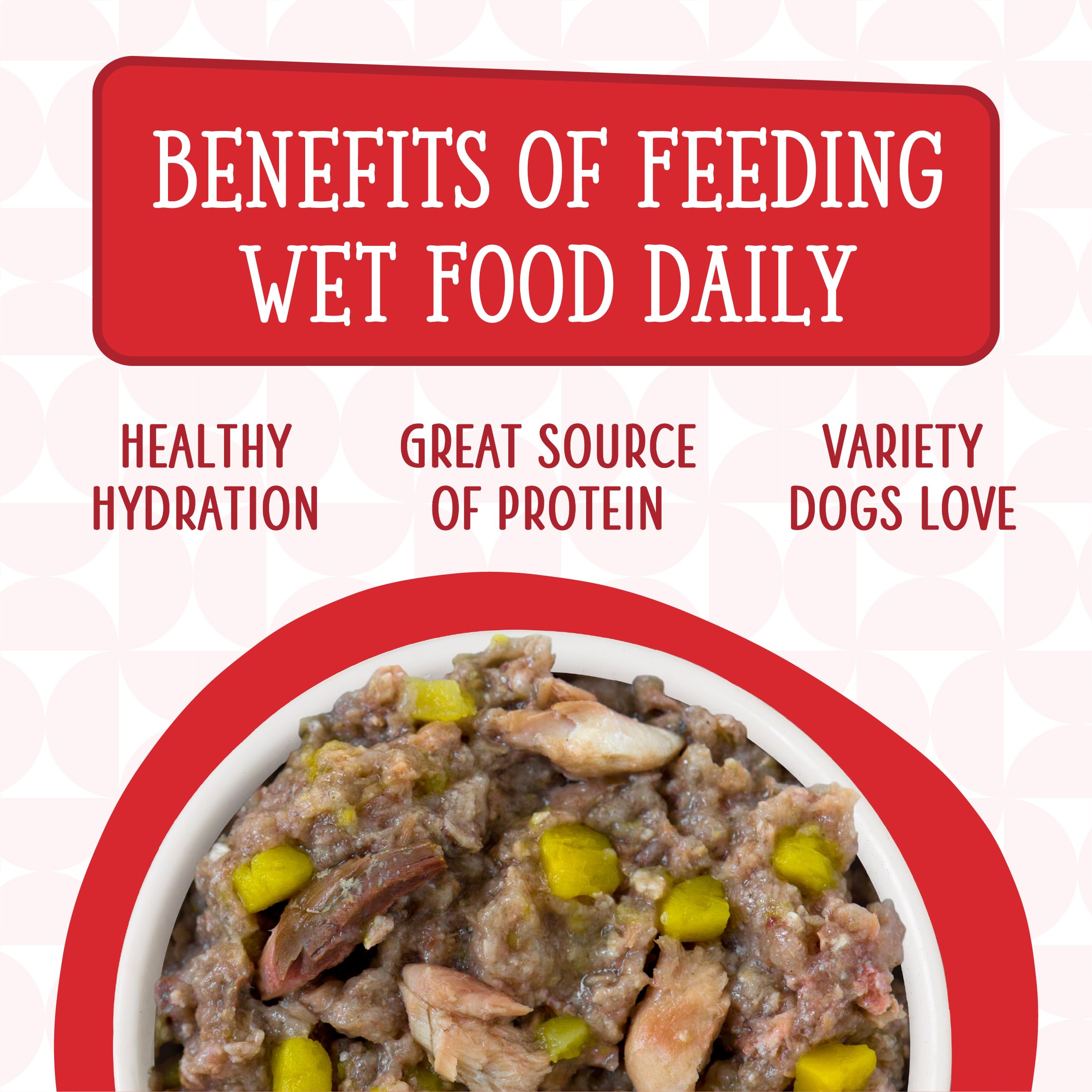 Weruva Dogs in The Kitchen Double Dip shredded beef-salmon texture supports mealtime enjoyment.