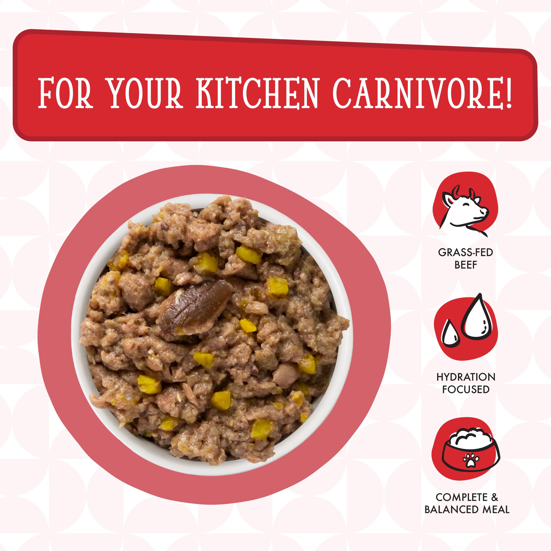 Weruva Dogs in The Kitchen high-moisture au jus pouch, enhances palatability