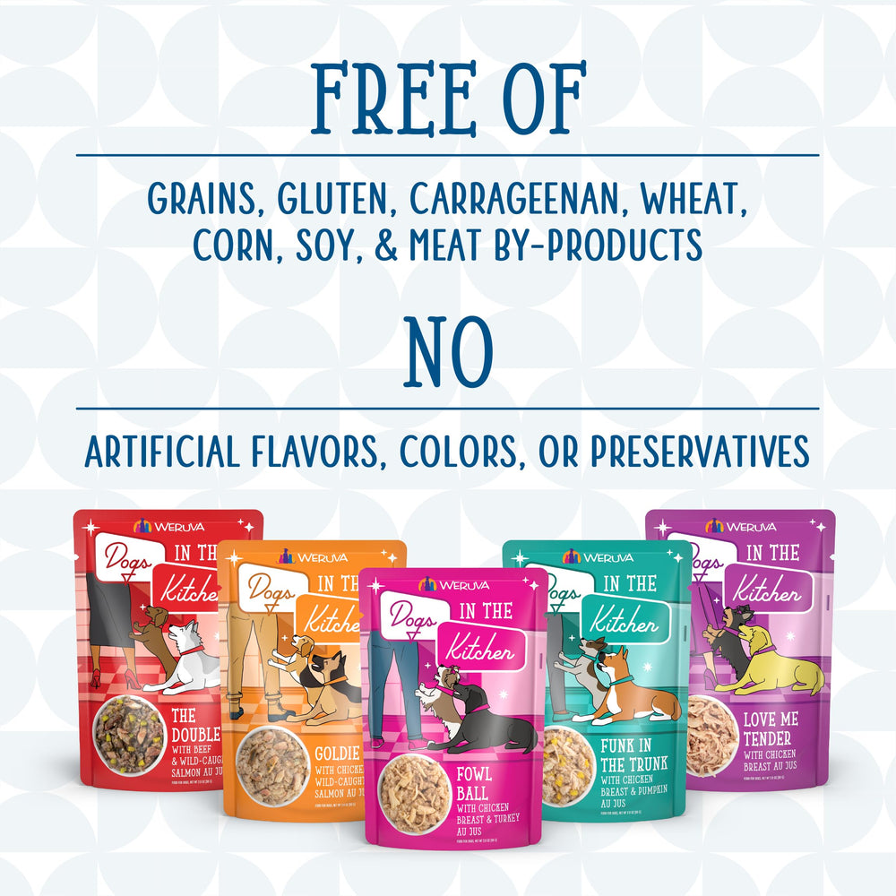 Weruva Funk in the Trunk packaging close-up