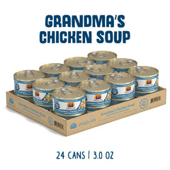 Weruva Grandma's Chicken Soup chicken breast detail highlights protein source