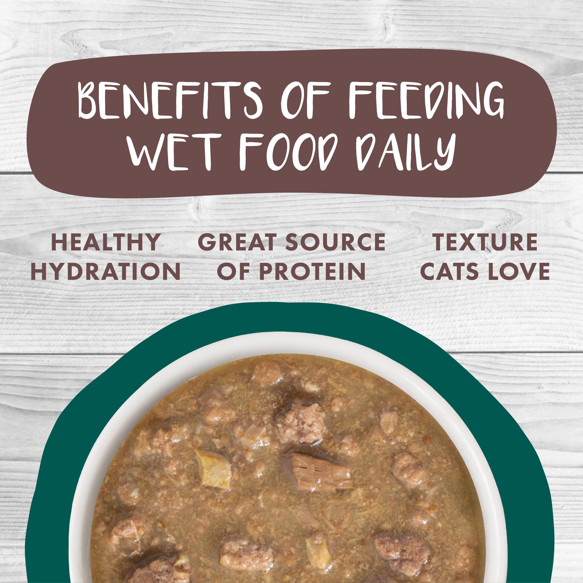 Weruva hydrating stews support moisture in every bite.