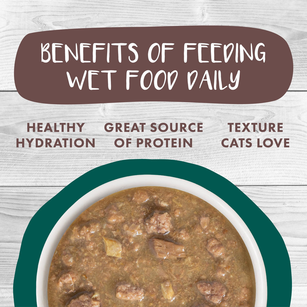 Weruva hydrating stews support moisture in every bite.