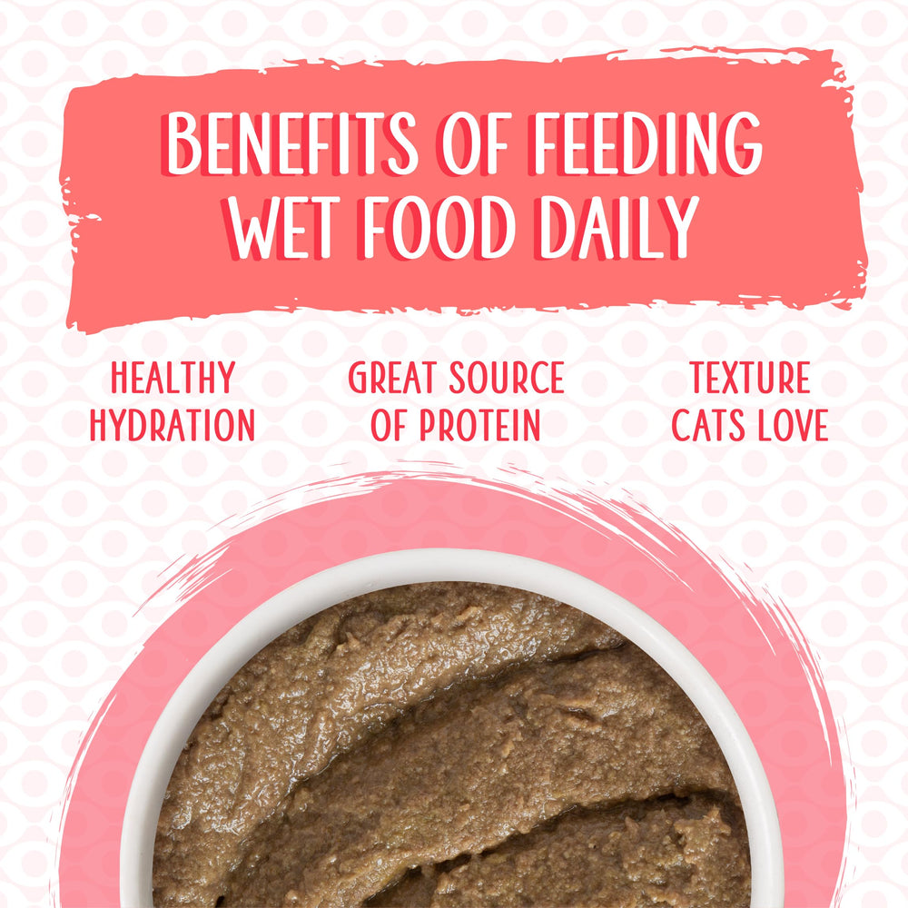 Grain free and gluten free Weruva Jolly Good Fares formula free from corn wheat and soy.