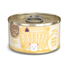 Weruva Kitten Chicken Au Jus 3oz can pack-12 for convenient, balanced meals.