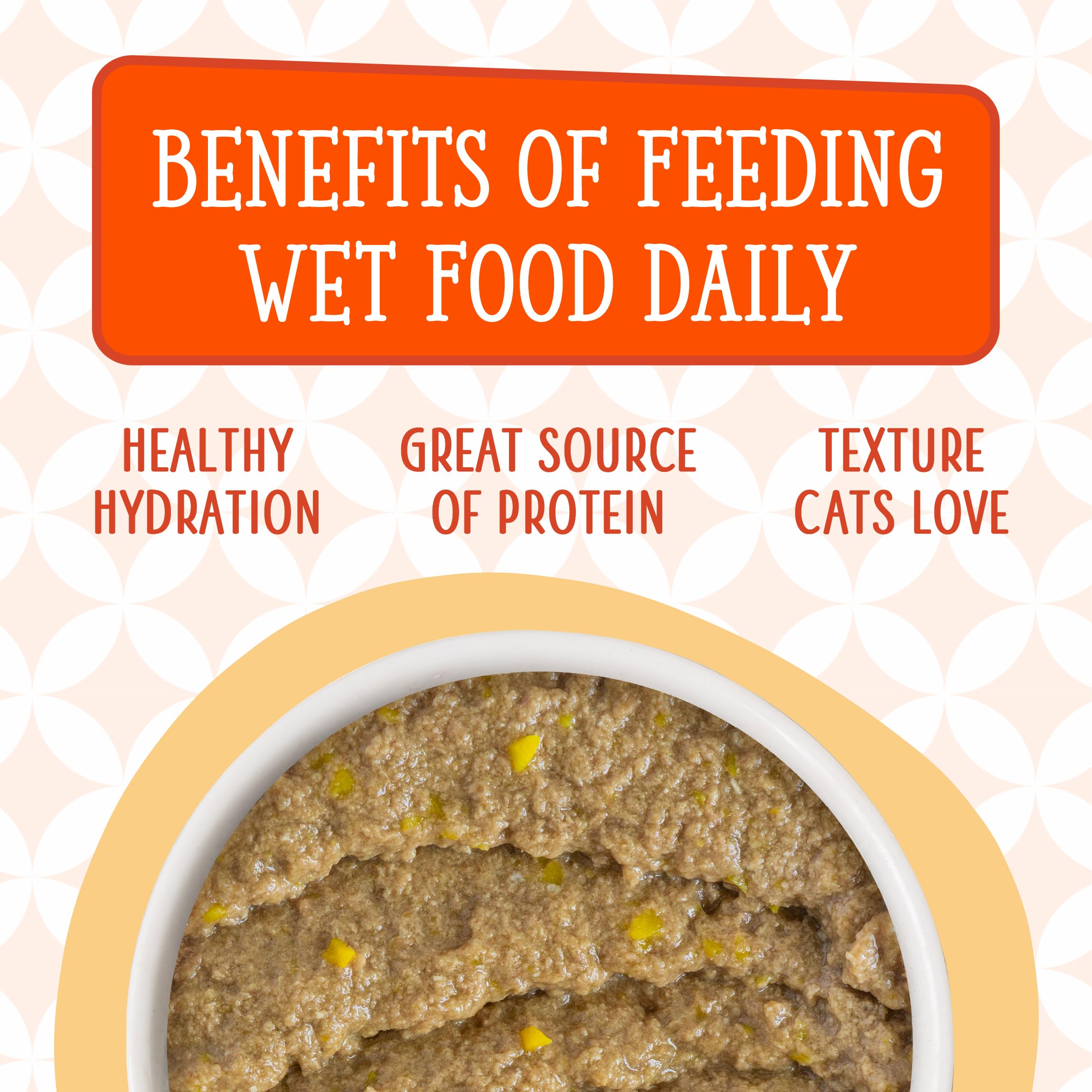 Low phosphorus, magnesium, and ash levels in Weruva paté support mindful hydration and balance.