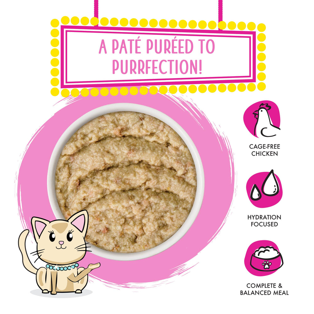 Weruva Meal of Fortune pate in a serving bowl for quick meals.