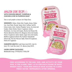 Weruva Meals 'n More cup featuring inulin for digestion-friendly ingredients.