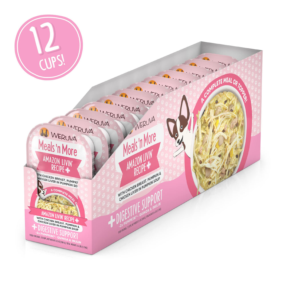 Weruva Meals 'n More white meat chicken cup, tasty protein in a convenient cup.