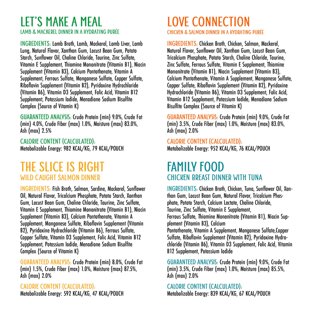 Weruva Slide N' Serve Paté Love Connection flavor visual featuring appetizing paté.