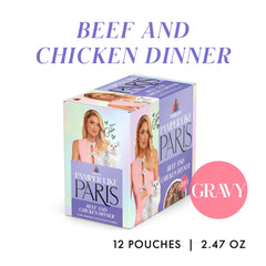 Paris Hilton Pamper Like Paris gravy closeup showing rich texture and cat-friendly flavor.
