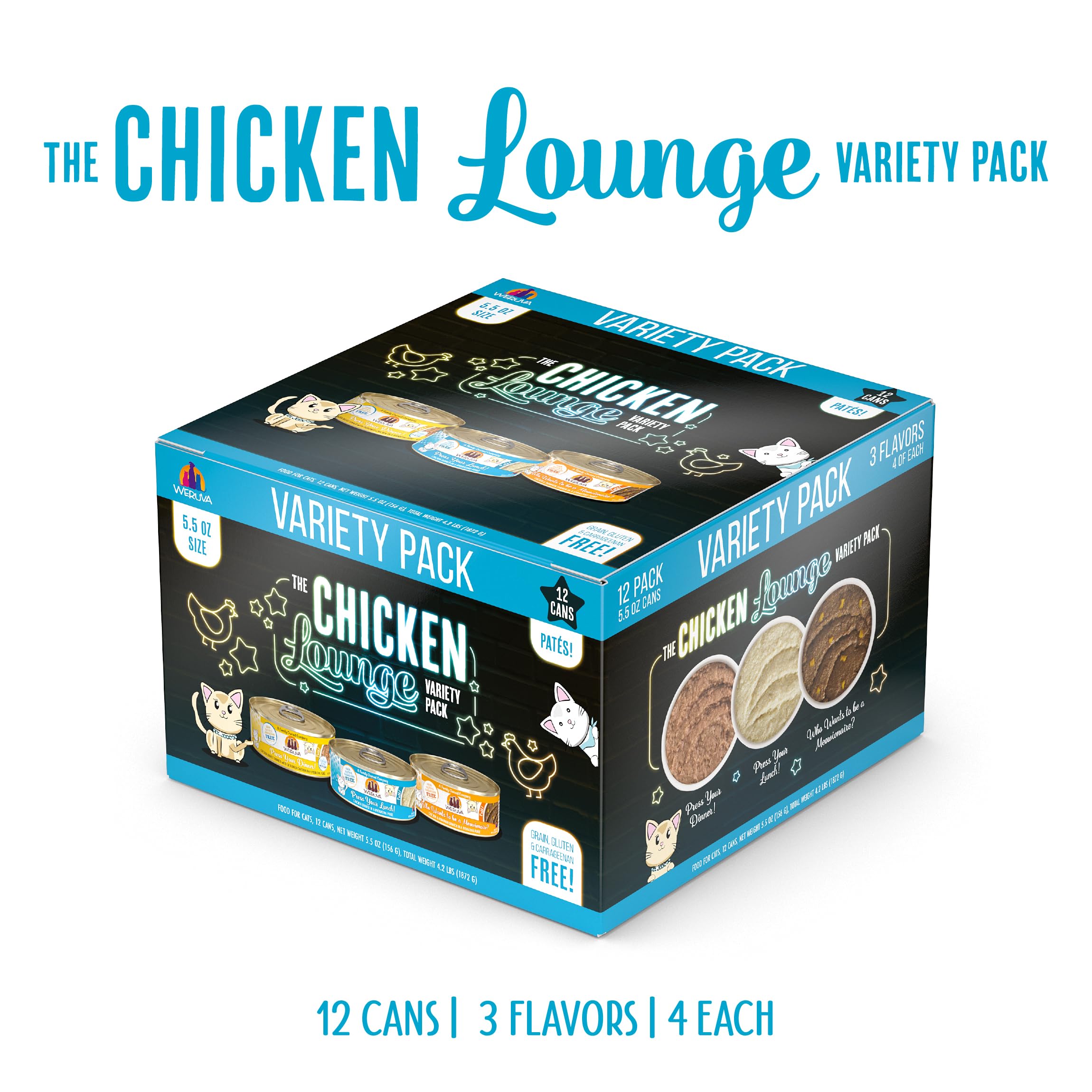 Weruva Press Your Lunch paté close-up shows smooth texture for easy feeding.