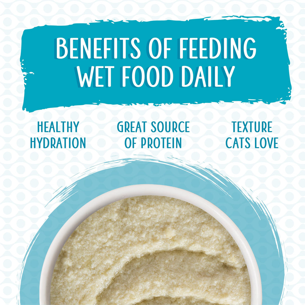 Weruva Press Your Lunch texture close-up highlights creamy pate and smooth mouthfeel for cats.