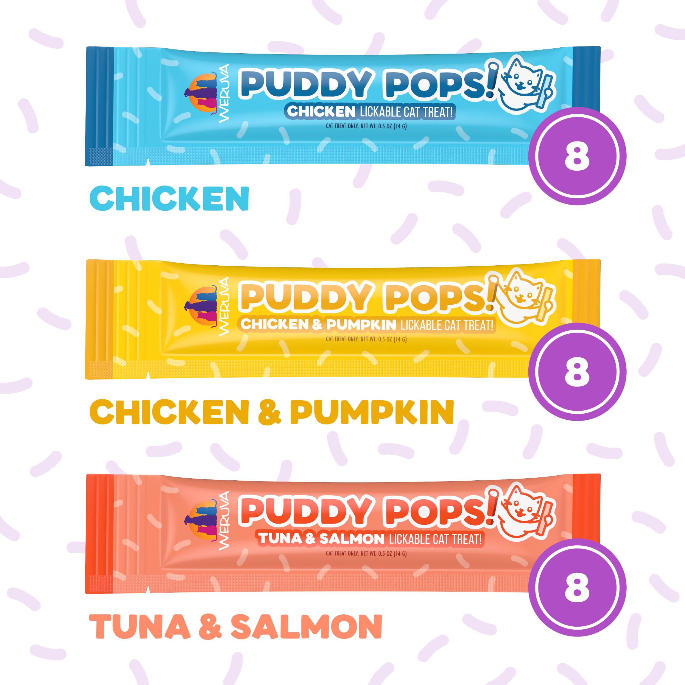 Puddy Pops formula highlights grain-free and artificial-free attributes
