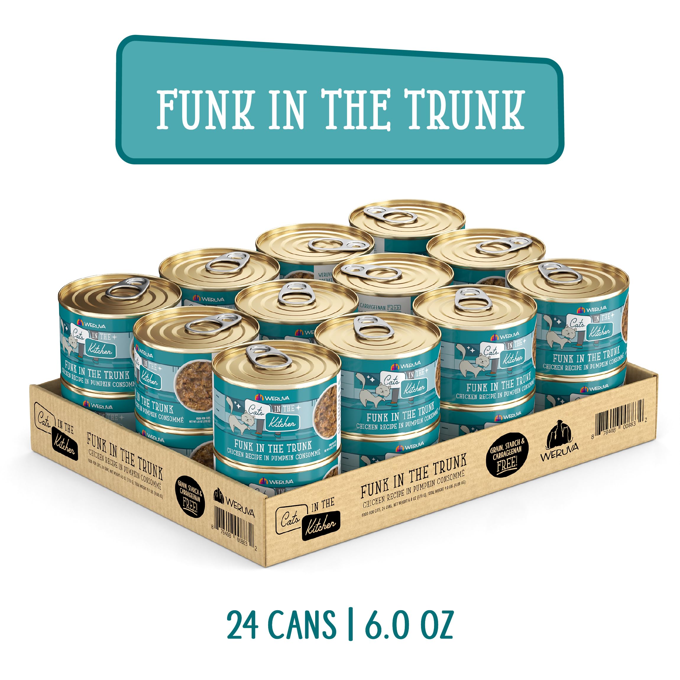 Weruva pumpkin consommé swirl showing smooth texture and natural flavor.
