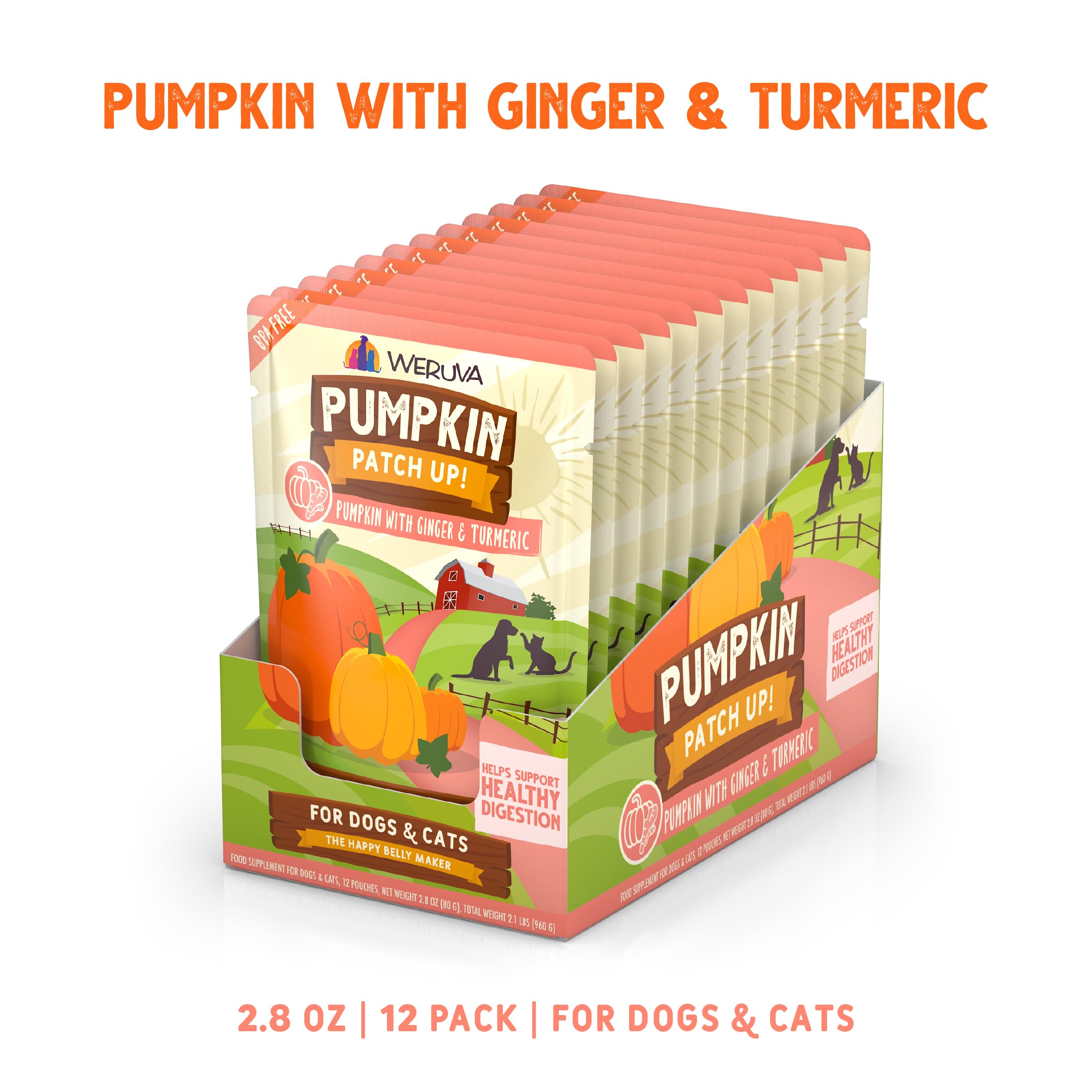 Weruva Pumpkin Patch Up! pumpkin puree being mixed into meals