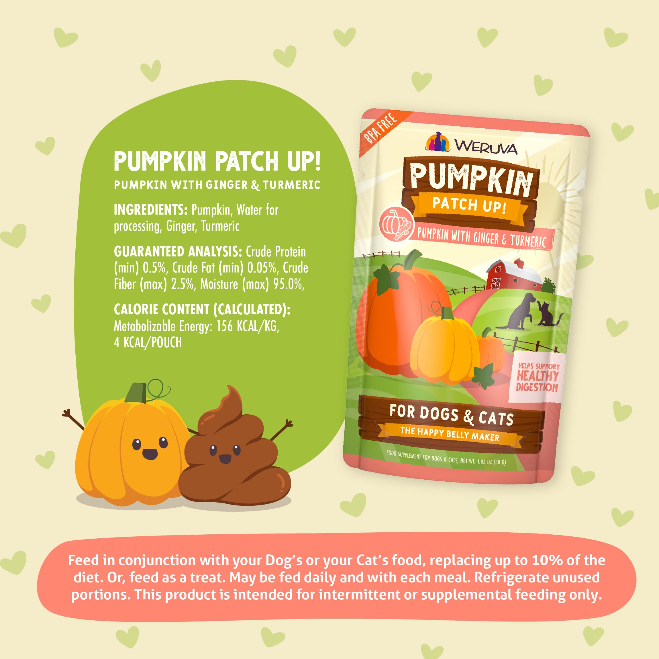 Weruva Pumpkin Patch Up texture close-up showing fiber-rich pumpkin purée